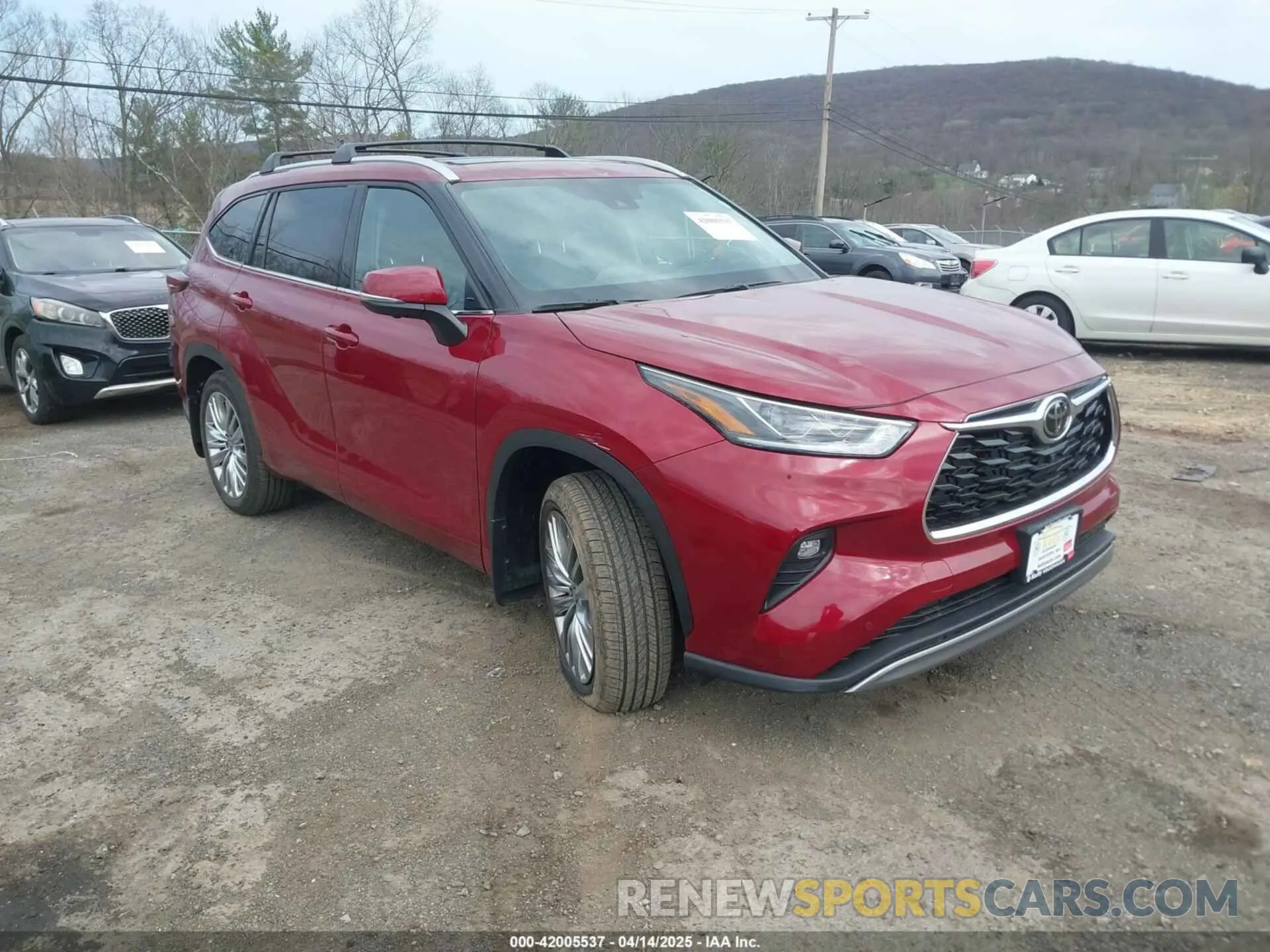 1 Photograph of a damaged car 5TDKDRBH3RS544295 TOYOTA HIGHLANDER 2024