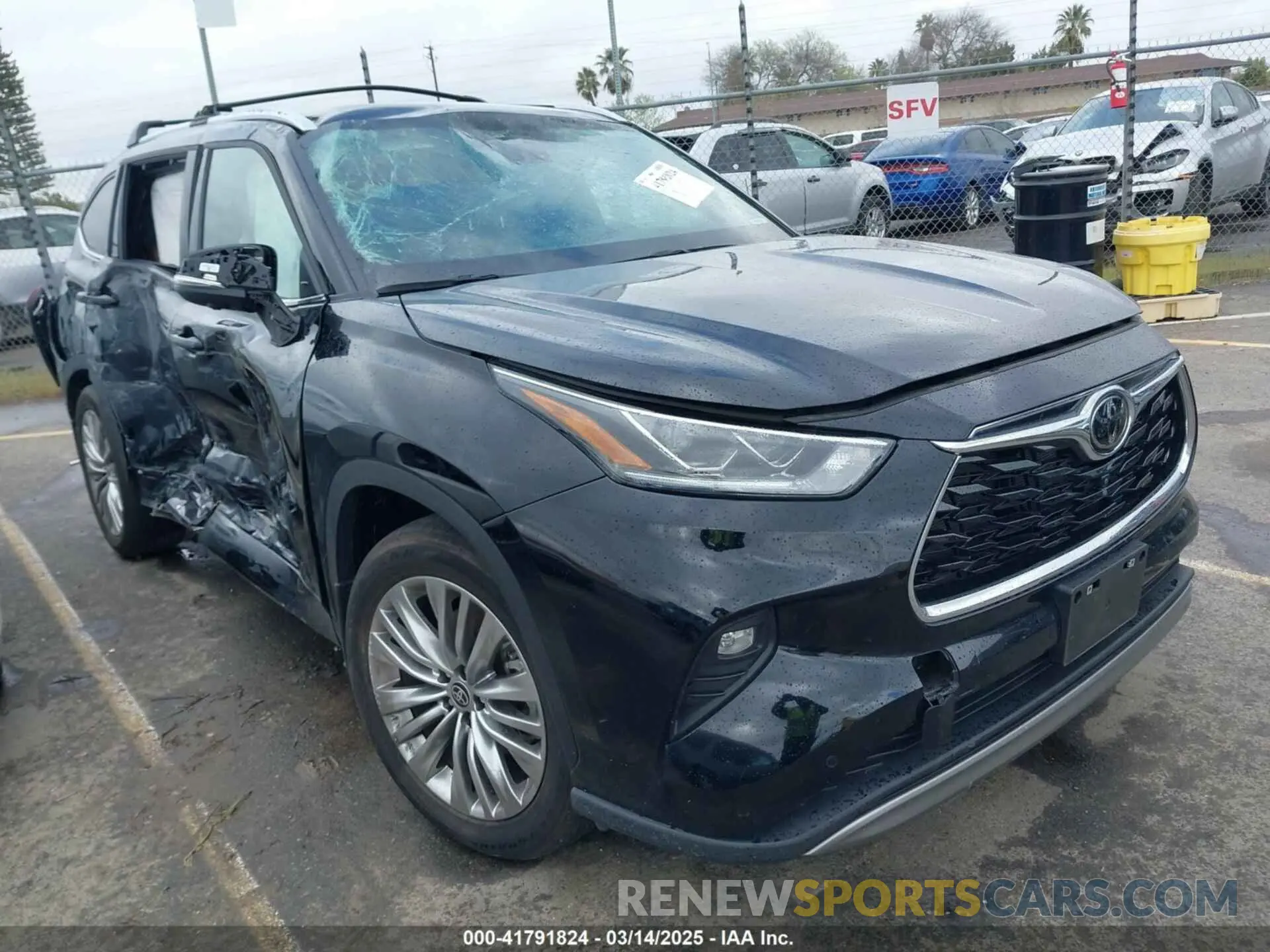 1 Photograph of a damaged car 5TDKDRBH3RS551814 TOYOTA HIGHLANDER 2024