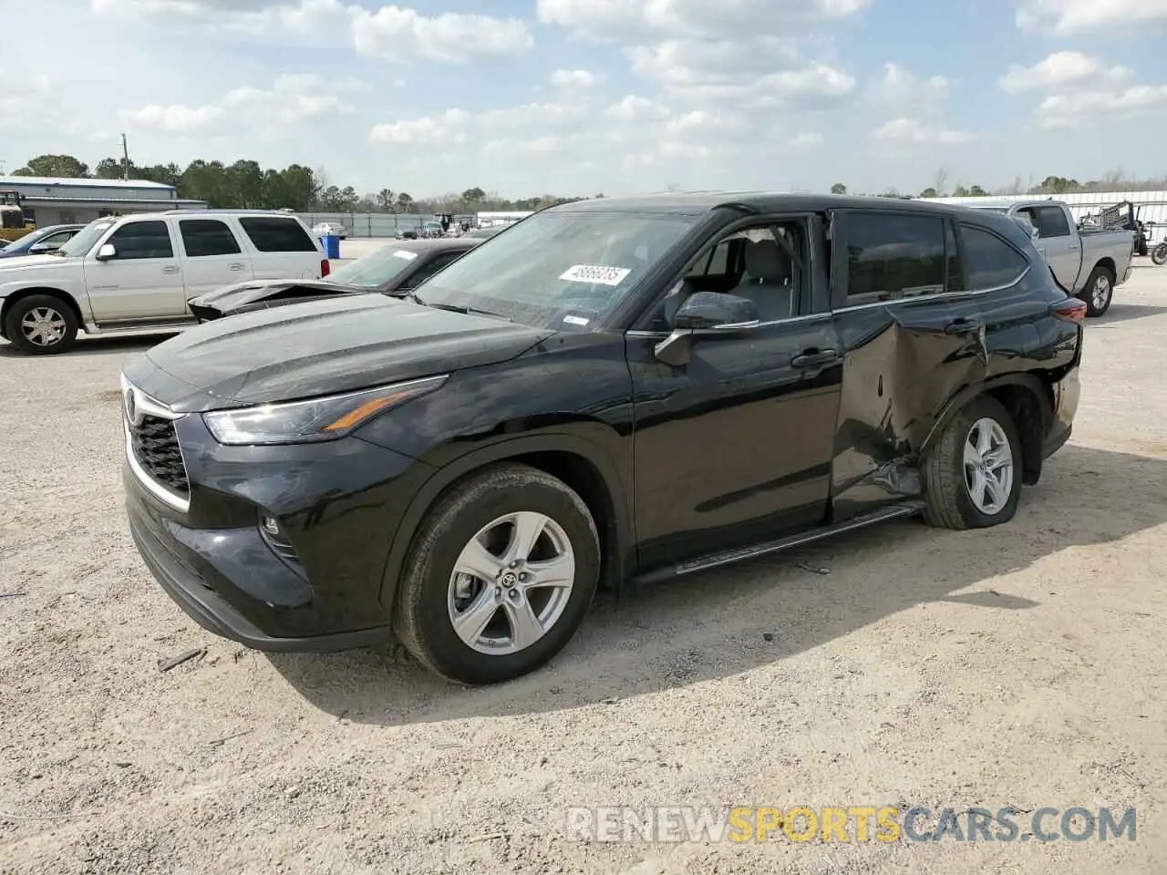 1 Photograph of a damaged car 5TDKDRBH4RS541907 TOYOTA HIGHLANDER 2024