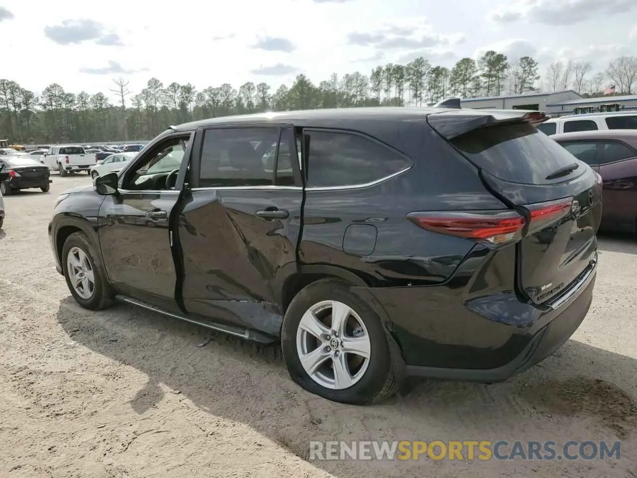 2 Photograph of a damaged car 5TDKDRBH4RS541907 TOYOTA HIGHLANDER 2024