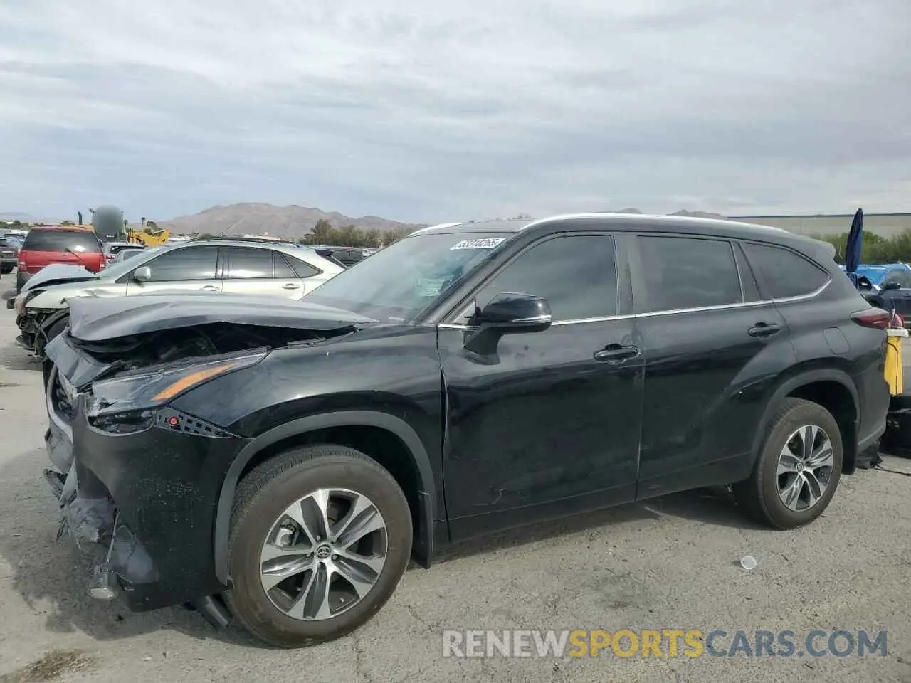 1 Photograph of a damaged car 5TDKDRBH4RS542507 TOYOTA HIGHLANDER 2024