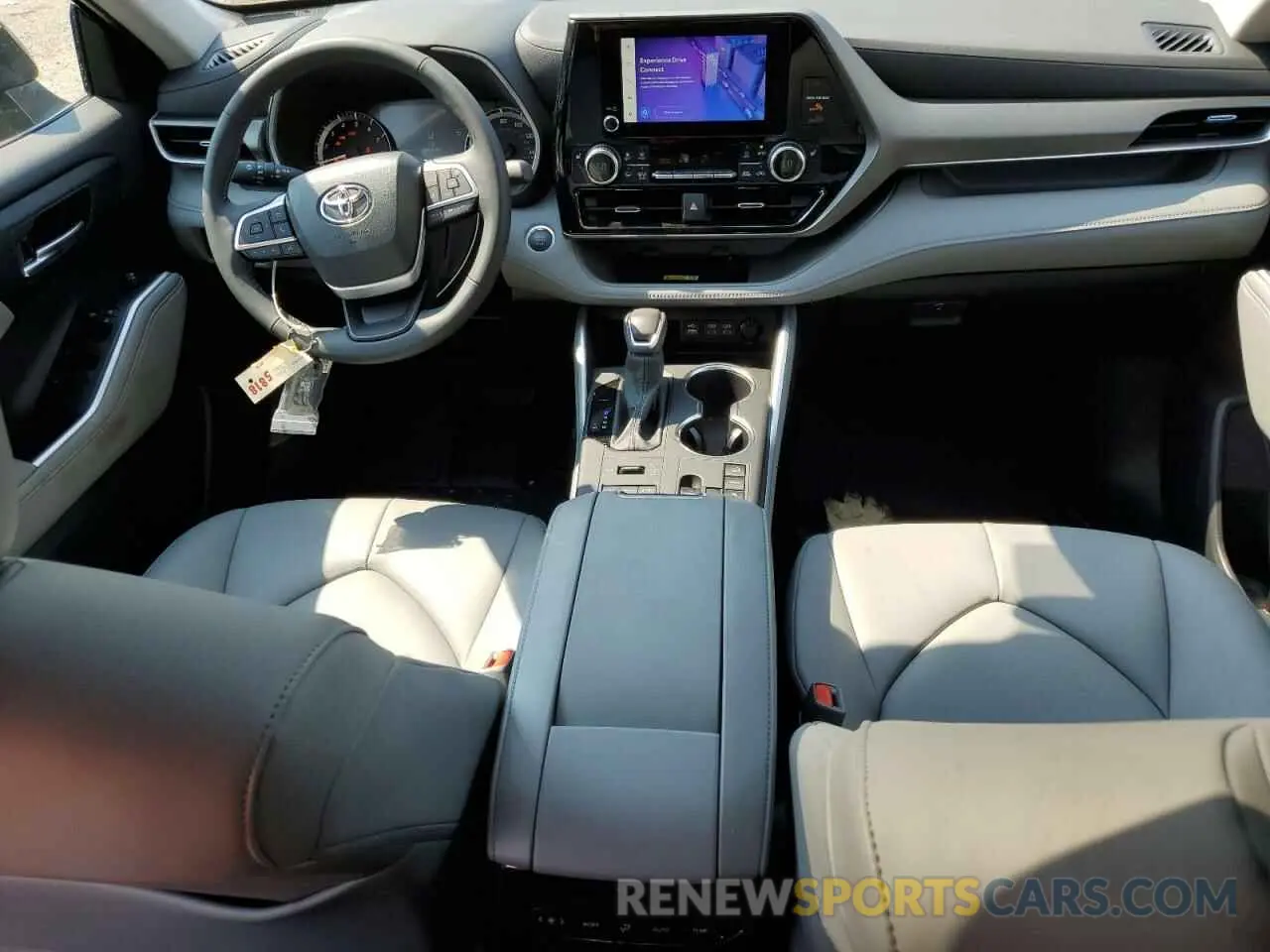 8 Photograph of a damaged car 5TDKDRBH5RS558232 TOYOTA HIGHLANDER 2024
