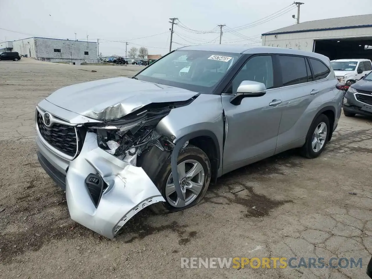 1 Photograph of a damaged car 5TDKDRBH5RS567576 TOYOTA HIGHLANDER 2024