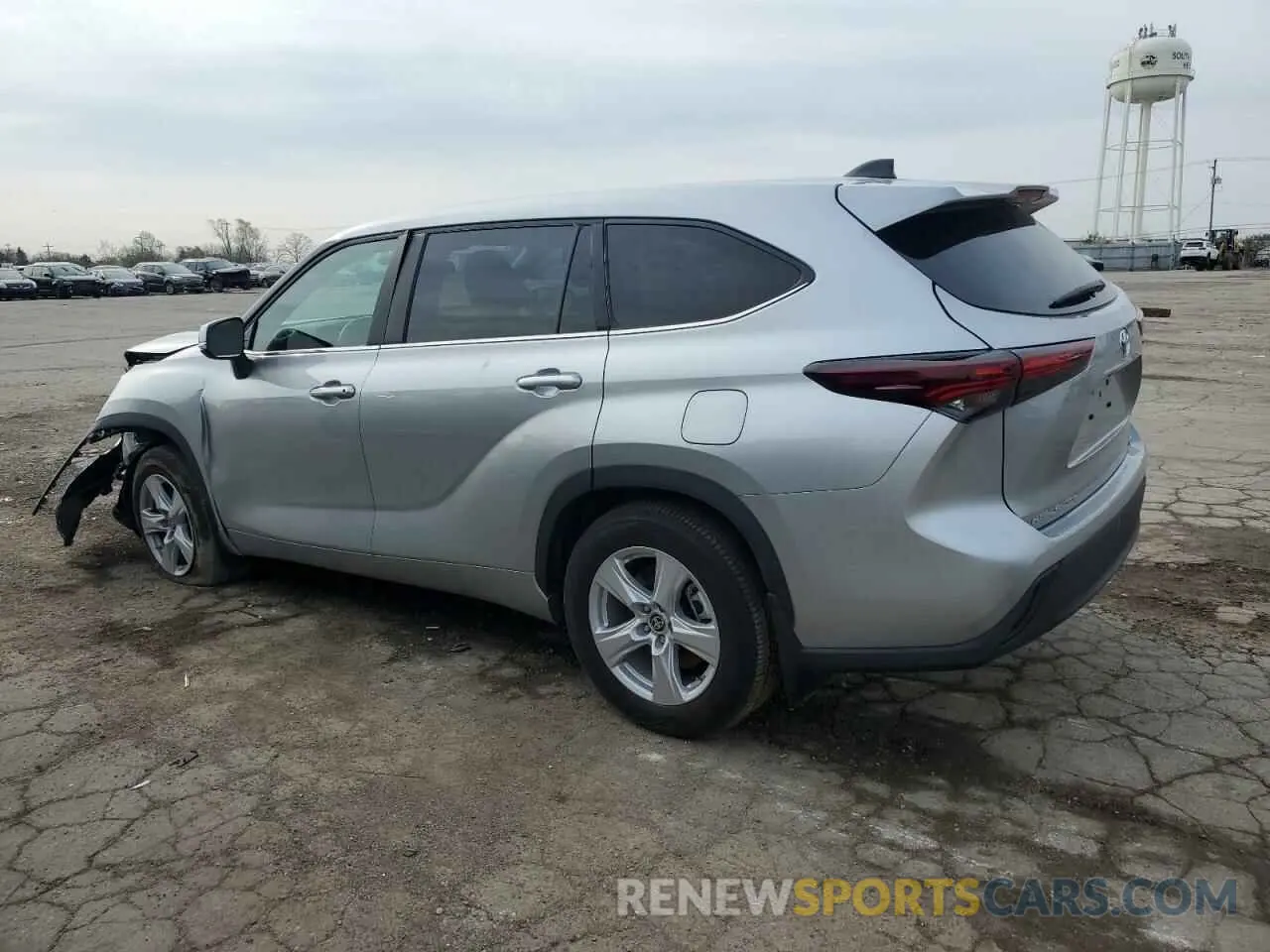 2 Photograph of a damaged car 5TDKDRBH5RS567576 TOYOTA HIGHLANDER 2024
