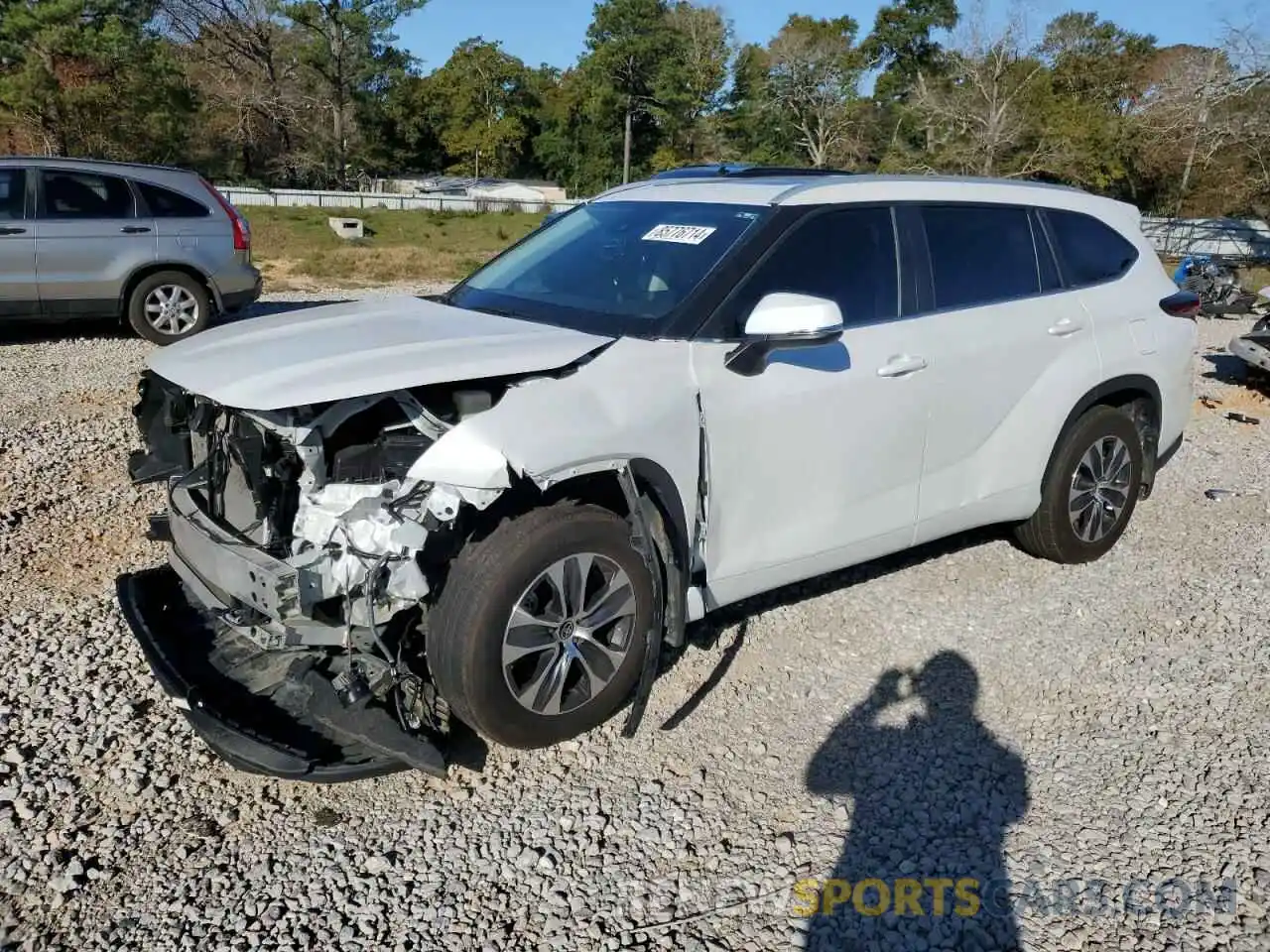 1 Photograph of a damaged car 5TDKDRBH6RS545599 TOYOTA HIGHLANDER 2024