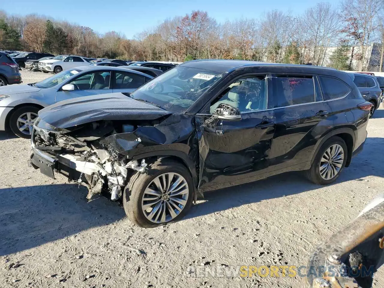 1 Photograph of a damaged car 5TDKDRBH7RS535664 TOYOTA HIGHLANDER 2024