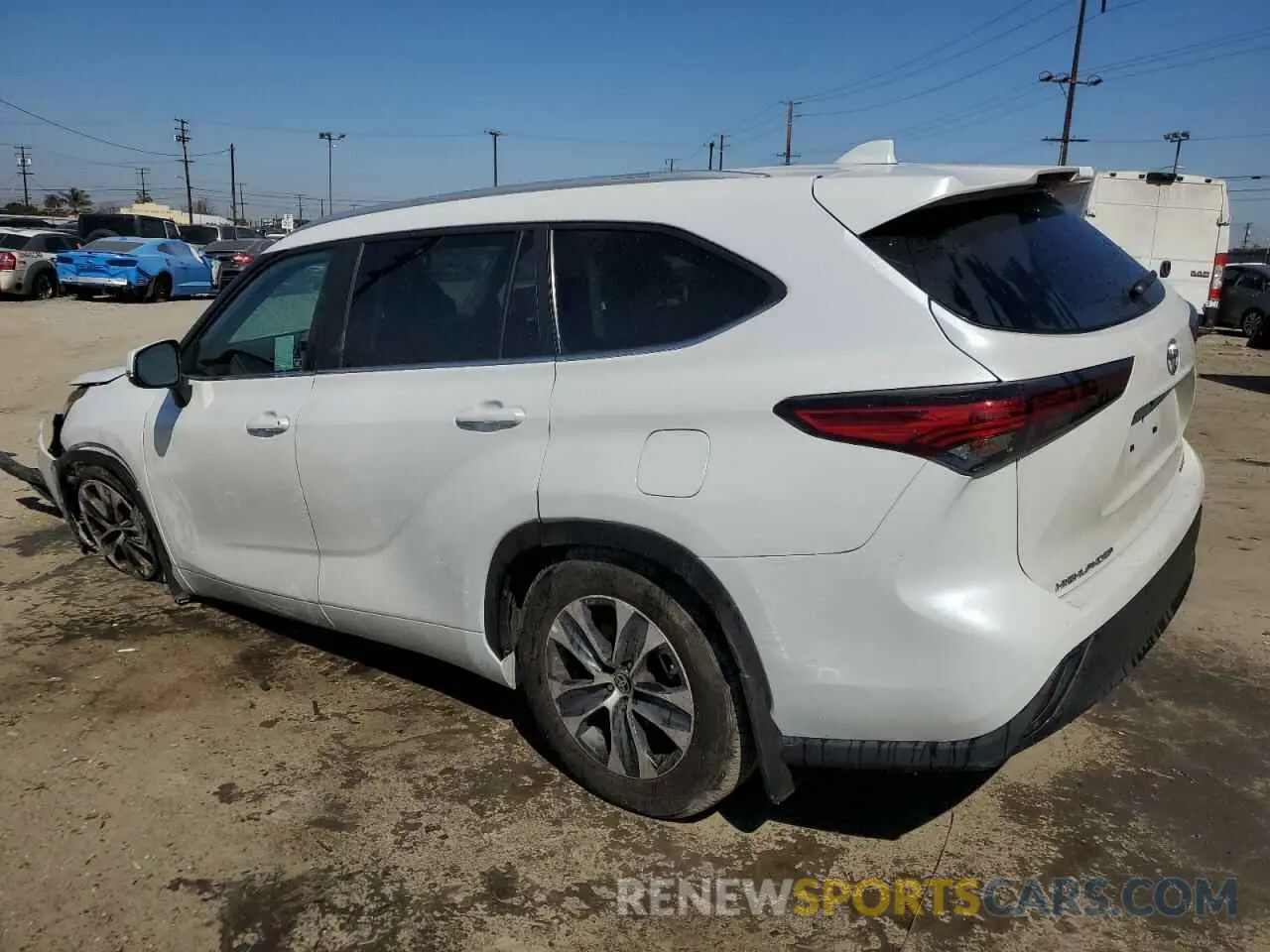 2 Photograph of a damaged car 5TDKDRBH7RS541125 TOYOTA HIGHLANDER 2024