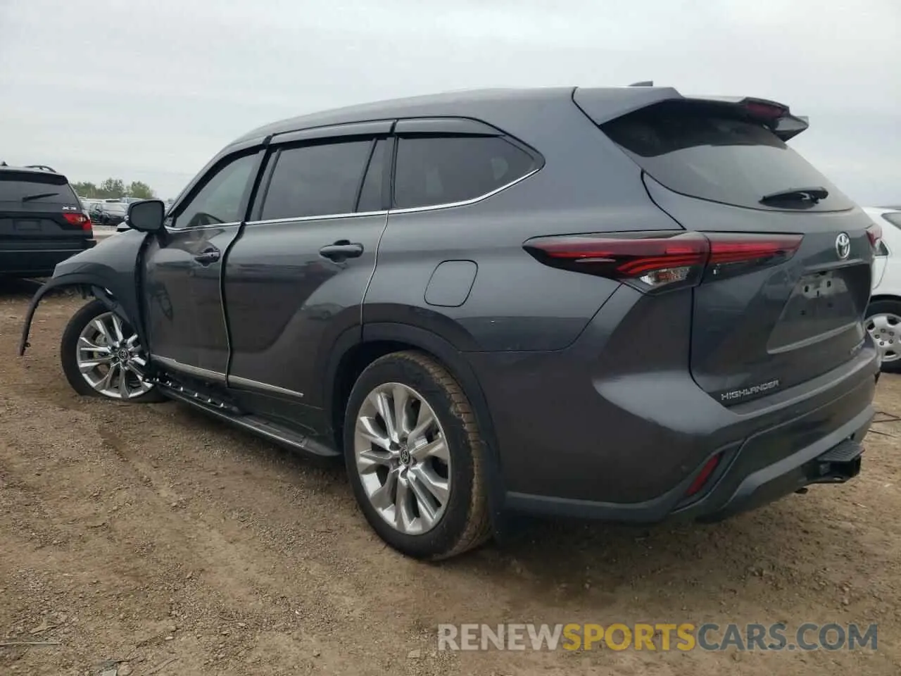 2 Photograph of a damaged car 5TDKDRBH8RS545166 TOYOTA HIGHLANDER 2024
