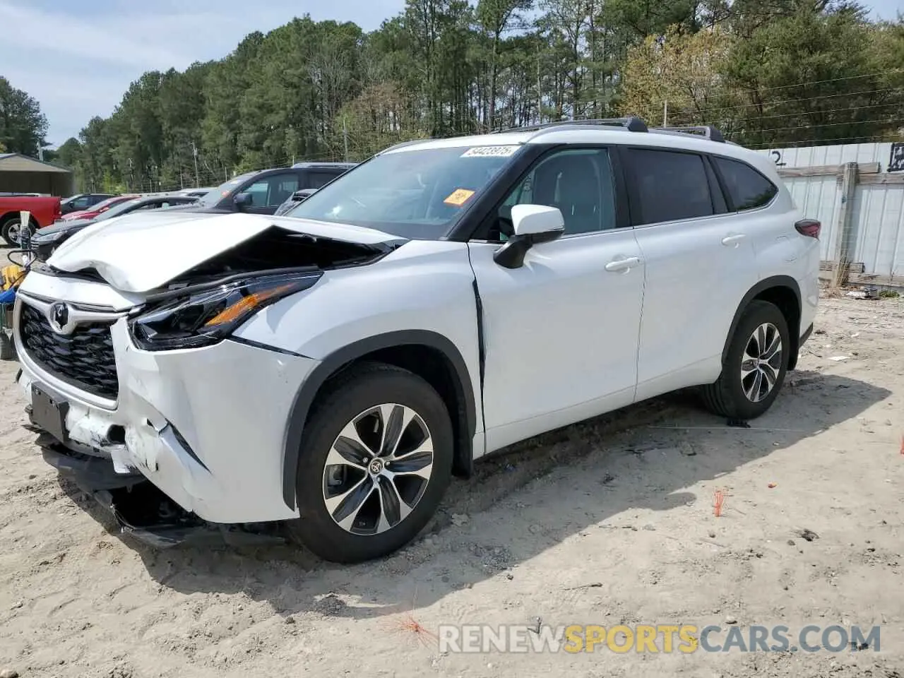 1 Photograph of a damaged car 5TDKDRBH9RS557620 TOYOTA HIGHLANDER 2024