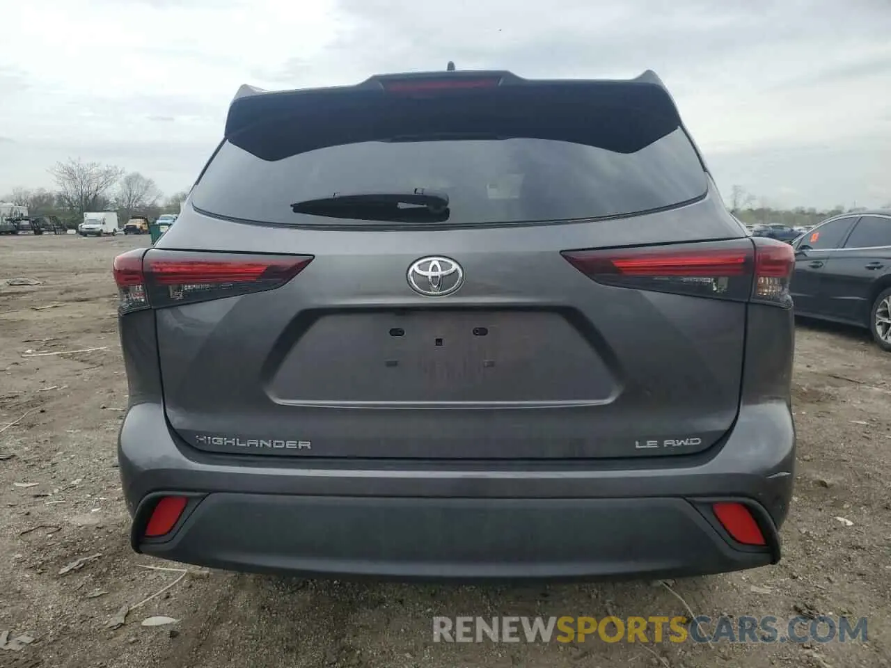 6 Photograph of a damaged car 5TDKDRBH9RS561277 TOYOTA HIGHLANDER 2024