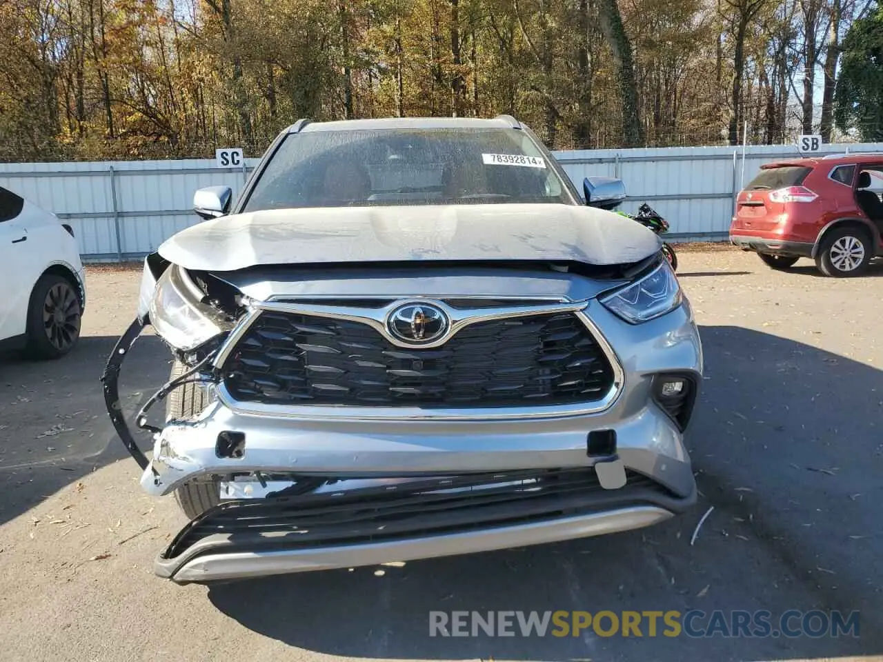 5 Photograph of a damaged car 5TDKDRBH9RS574367 TOYOTA HIGHLANDER 2024