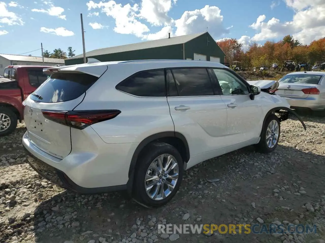 3 Photograph of a damaged car 5TDKDRBHXRS543287 TOYOTA HIGHLANDER 2024