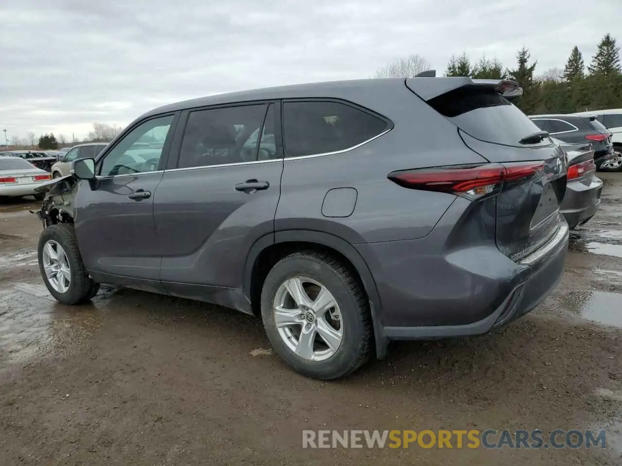 2 Photograph of a damaged car 5TDKDRBHXRS549445 TOYOTA HIGHLANDER 2024