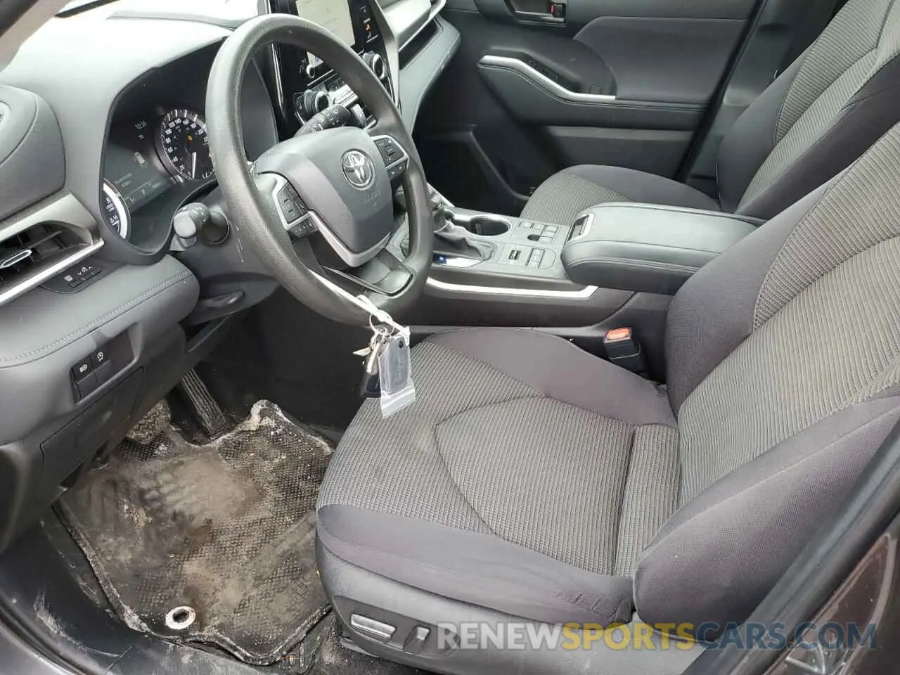 7 Photograph of a damaged car 5TDKDRBHXRS549445 TOYOTA HIGHLANDER 2024