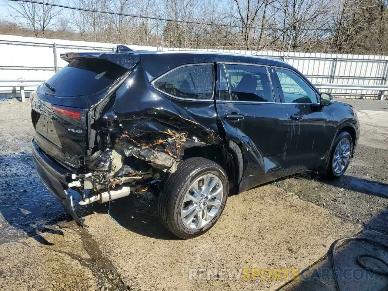 3 Photograph of a damaged car 5TDXBRCH5RS636180 TOYOTA HIGHLANDER 2024