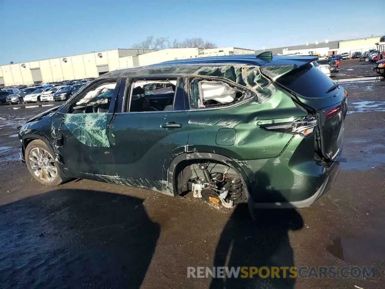 2 Photograph of a damaged car 5TDXBRCH6RS630260 TOYOTA HIGHLANDER 2024