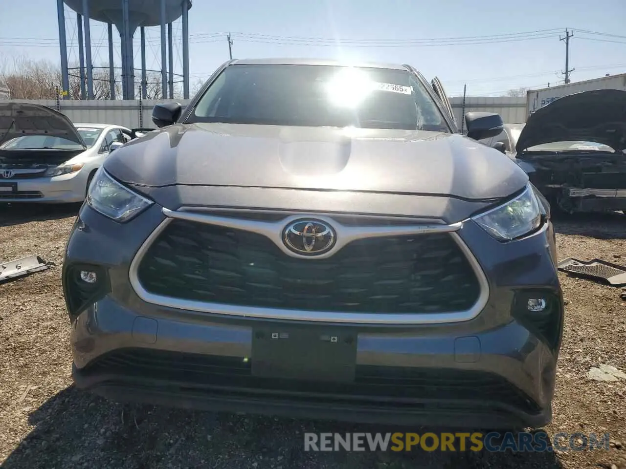5 Photograph of a damaged car 5TDKDRBH1SS575941 TOYOTA HIGHLANDER 2025
