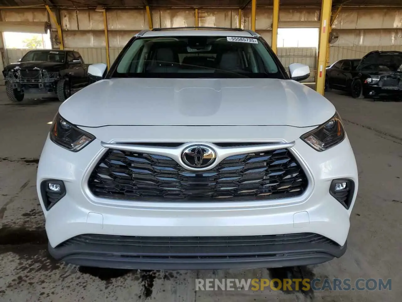 5 Photograph of a damaged car 5TDKDRBH3SS581160 TOYOTA HIGHLANDER 2025