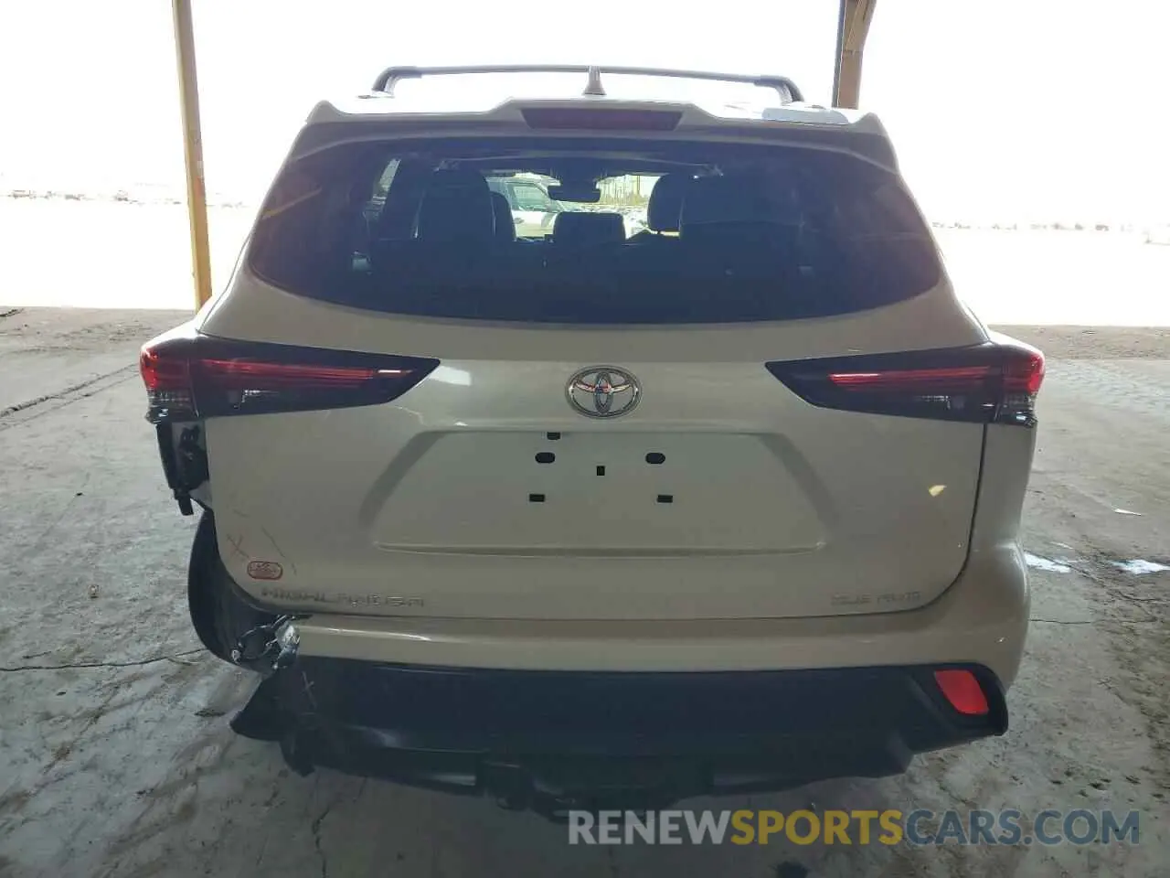 6 Photograph of a damaged car 5TDKDRBH3SS581160 TOYOTA HIGHLANDER 2025