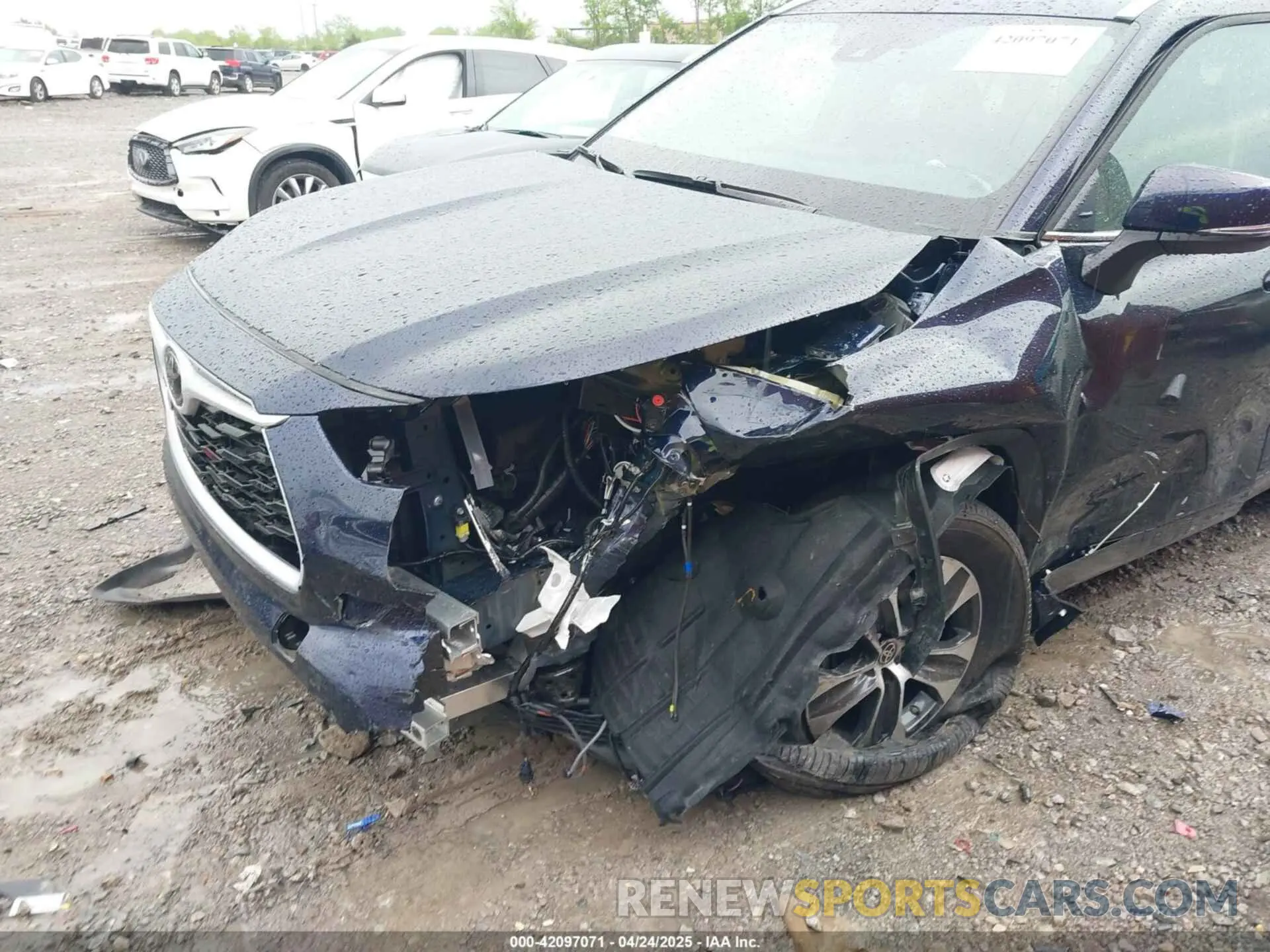 6 Photograph of a damaged car 5TDKDRBH7SS578651 TOYOTA HIGHLANDER 2025