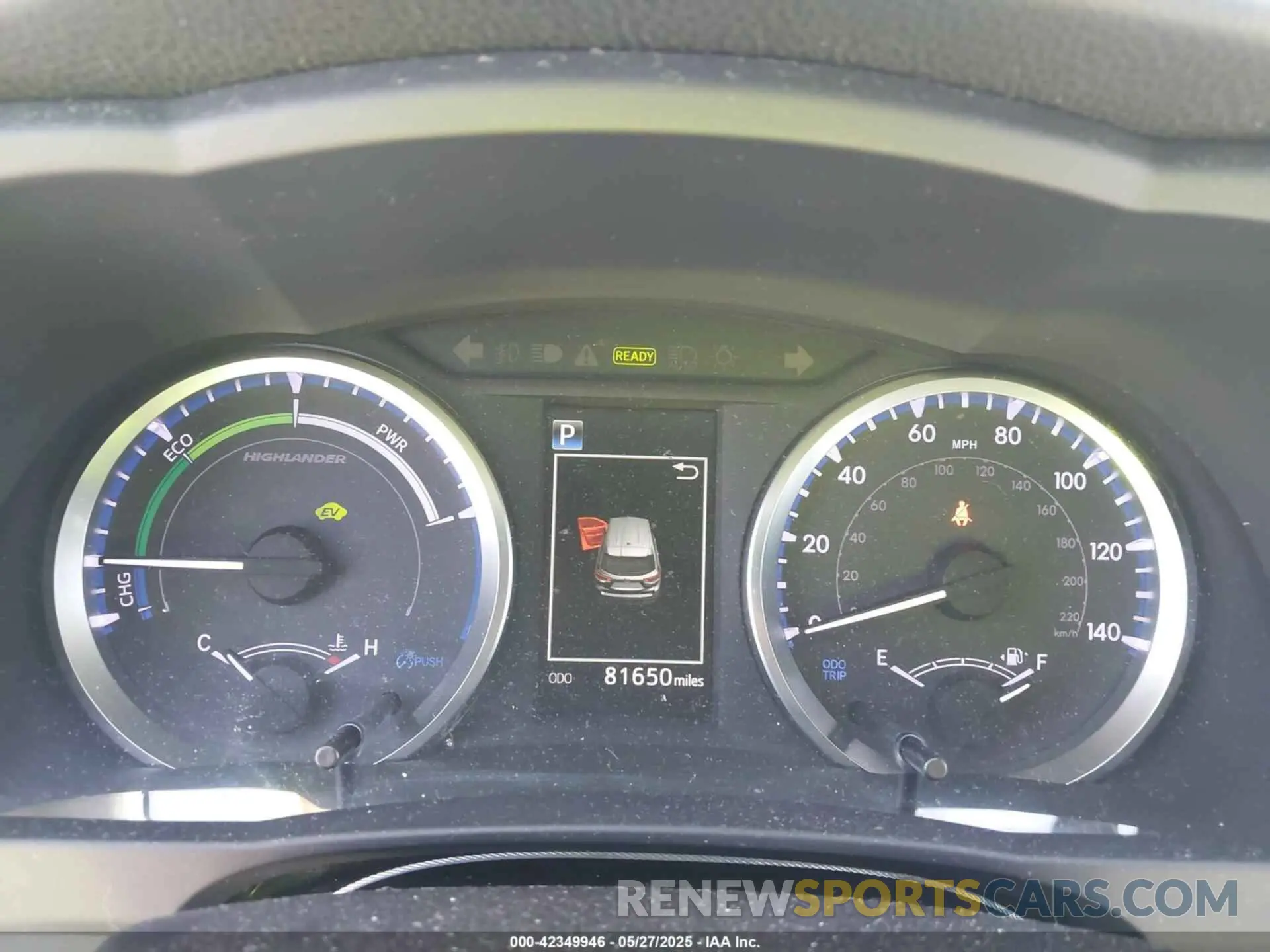 7 Photograph of a damaged car 5TDBGRFHXKS074774 TOYOTA HIGHLANDER HYBRID 2019