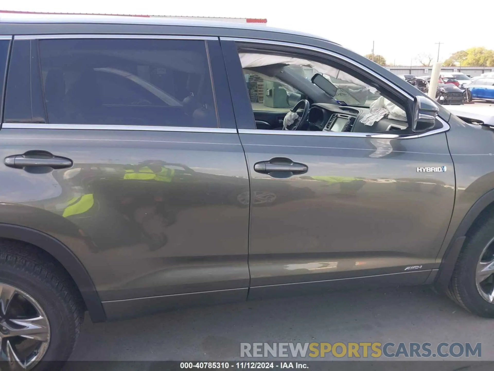 14 Photograph of a damaged car 5TDDGRFH3KS059610 TOYOTA HIGHLANDER HYBRID 2019