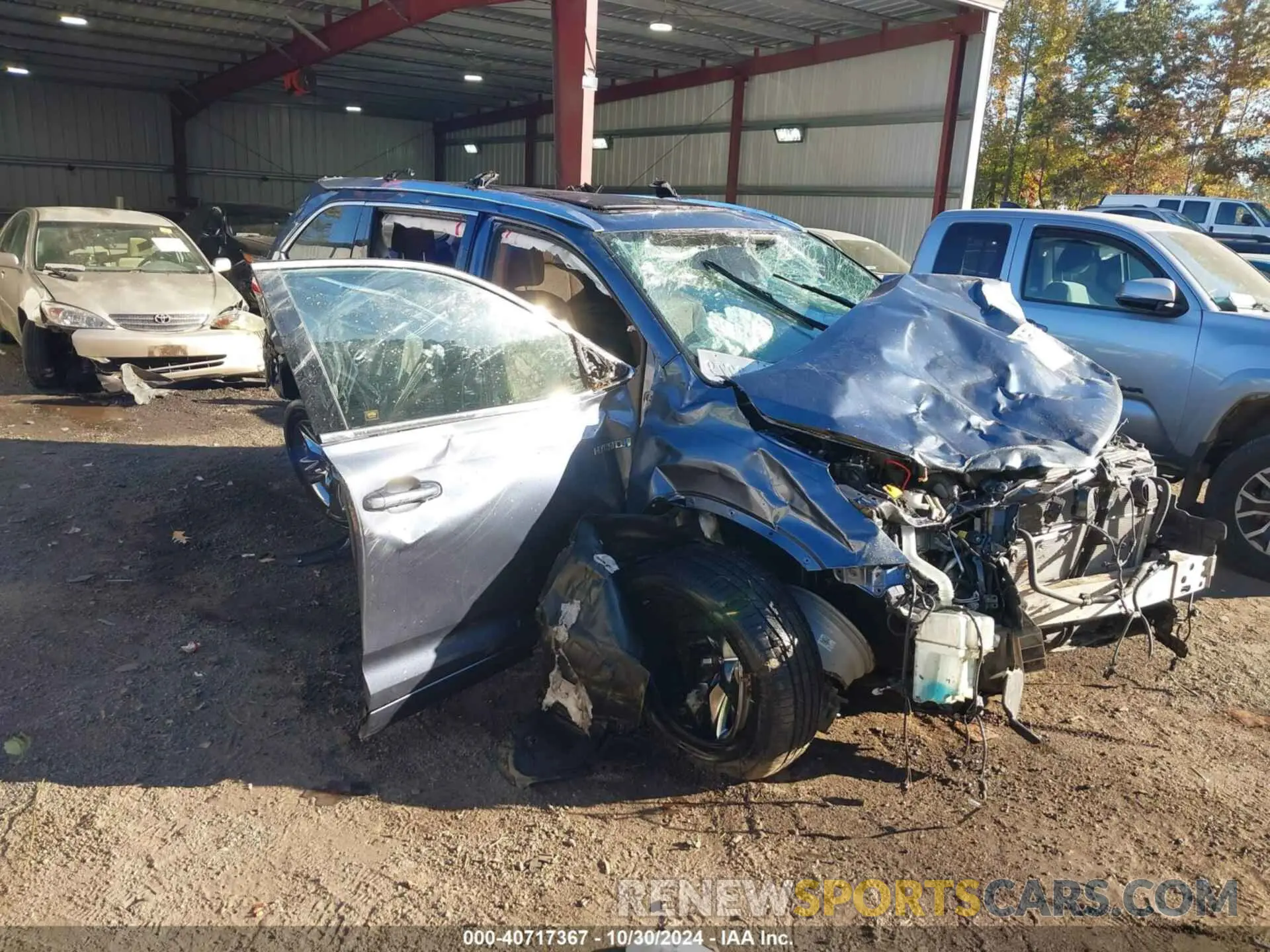 6 Photograph of a damaged car 5TDDGRFH7KS073820 TOYOTA HIGHLANDER HYBRID 2019