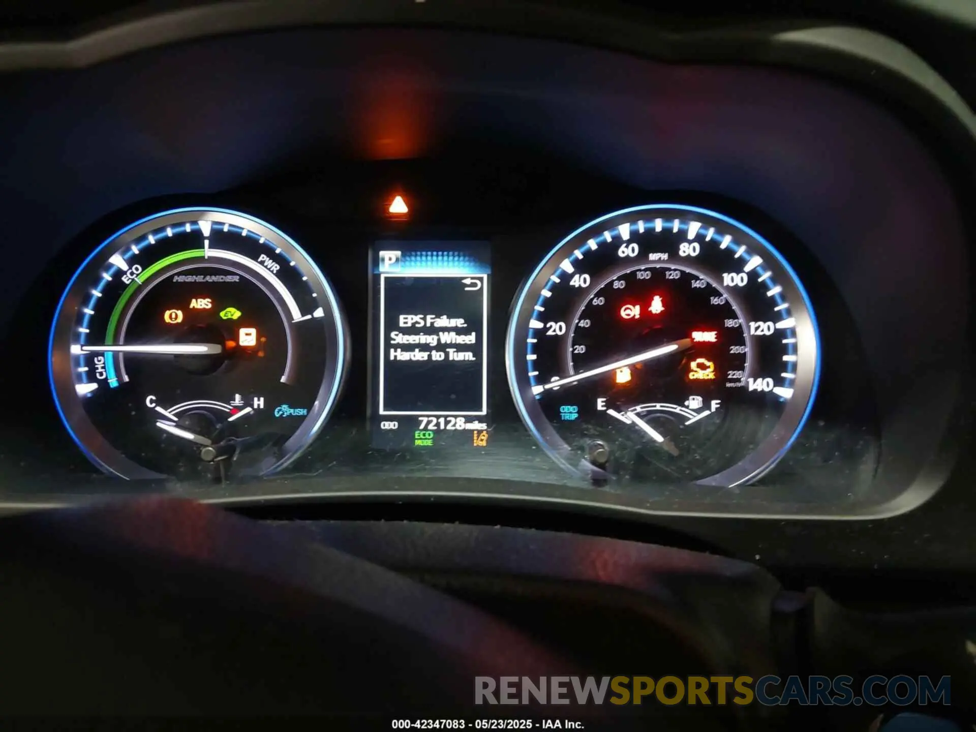 7 Photograph of a damaged car 5TDJGRFH7KS078437 TOYOTA HIGHLANDER HYBRID 2019