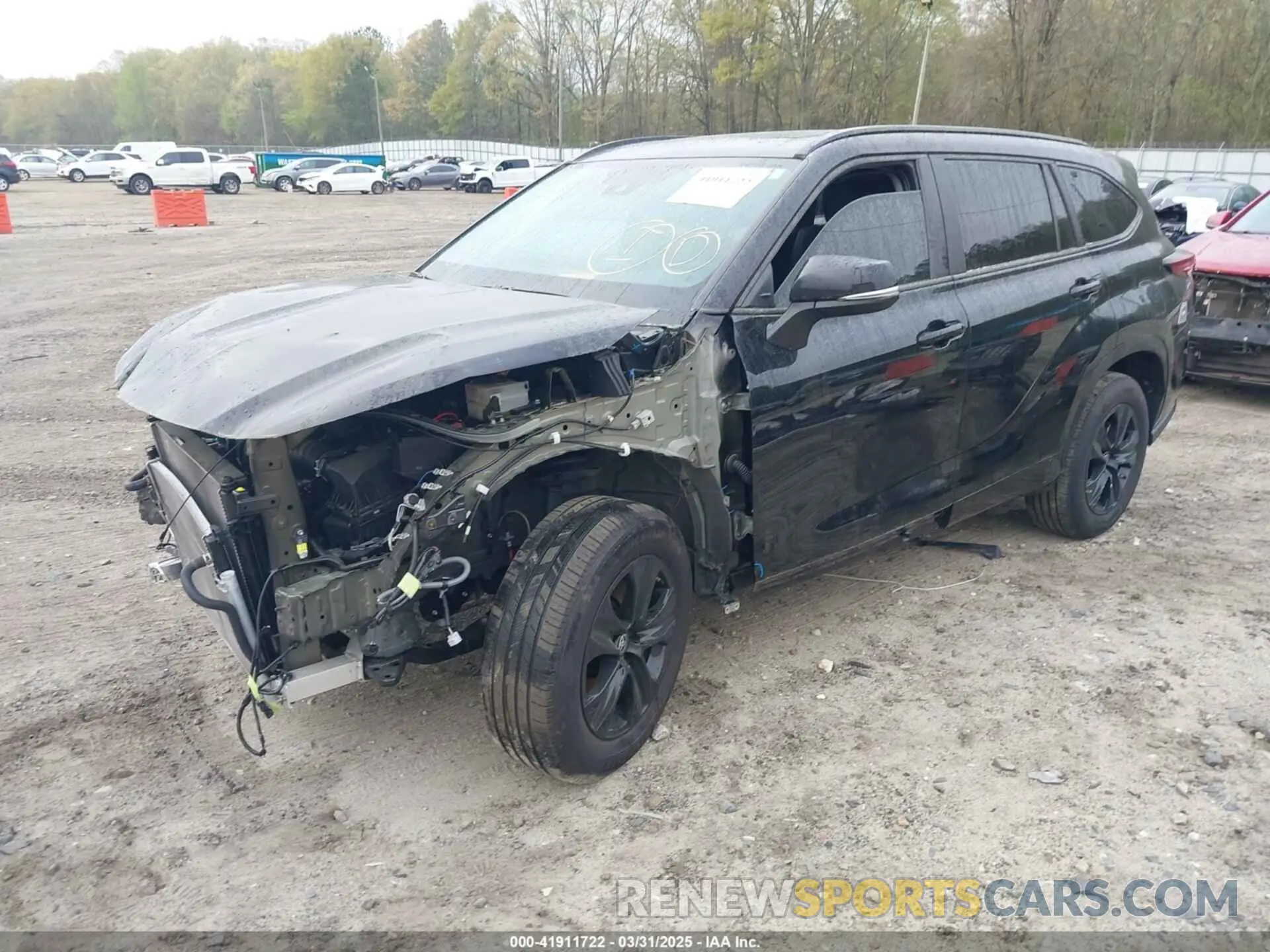 2 Photograph of a damaged car 5TDKARAH0RS534673 TOYOTA HIGHLANDER HYBRID 2024