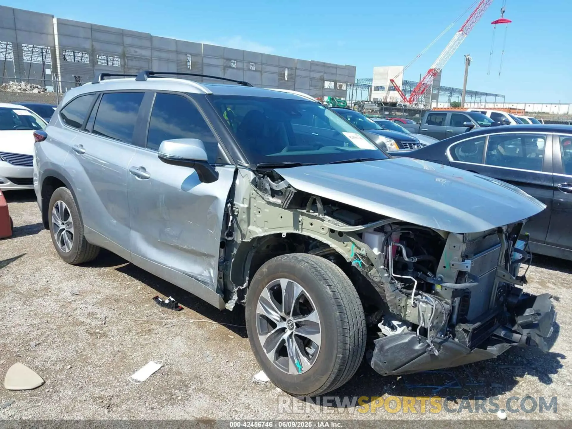 1 Photograph of a damaged car 5TDKARAH3RS024463 TOYOTA HIGHLANDER HYBRID 2024