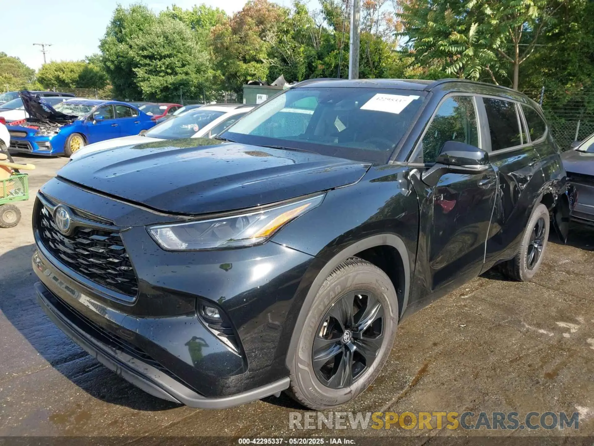 2 Photograph of a damaged car 5TDKARAH3RS529855 TOYOTA HIGHLANDER HYBRID 2024