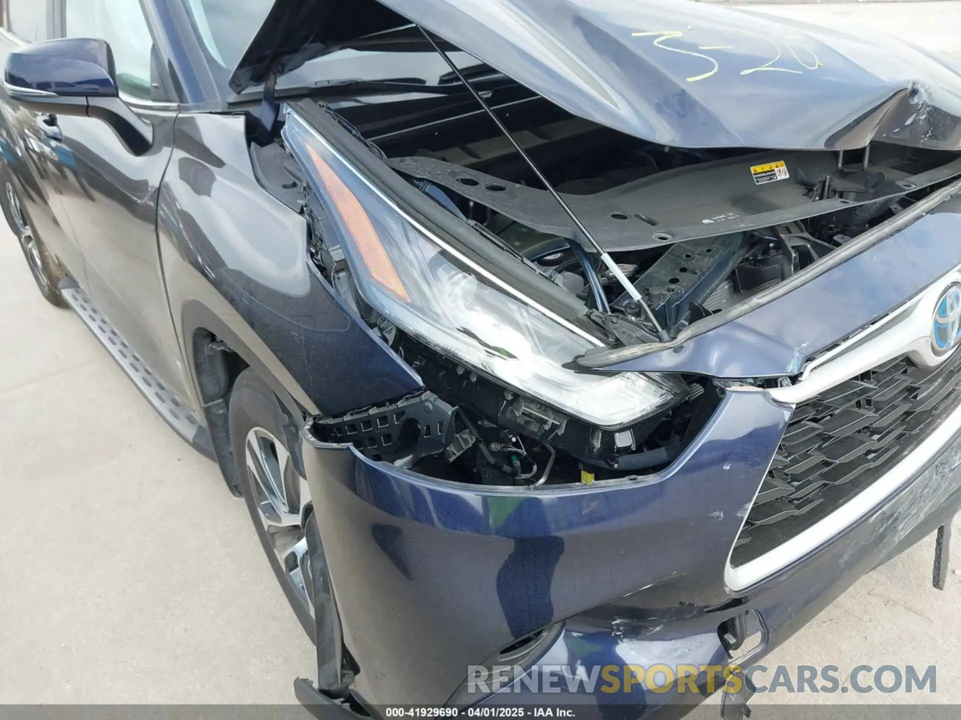 6 Photograph of a damaged car 5TDKARAH3RS531380 TOYOTA HIGHLANDER HYBRID 2024