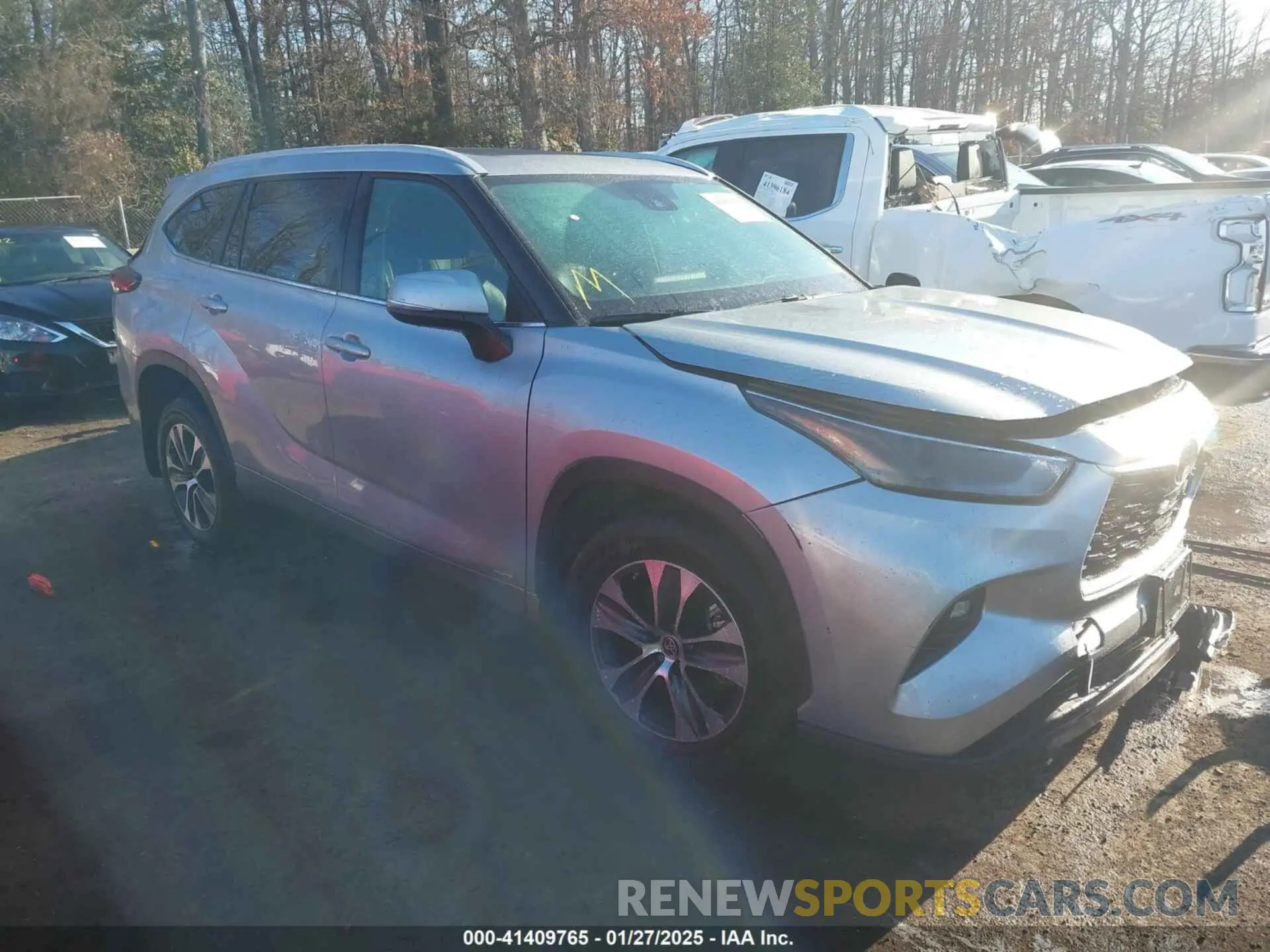 1 Photograph of a damaged car 5TDKBRCH6RS612934 TOYOTA HIGHLANDER HYBRID 2024