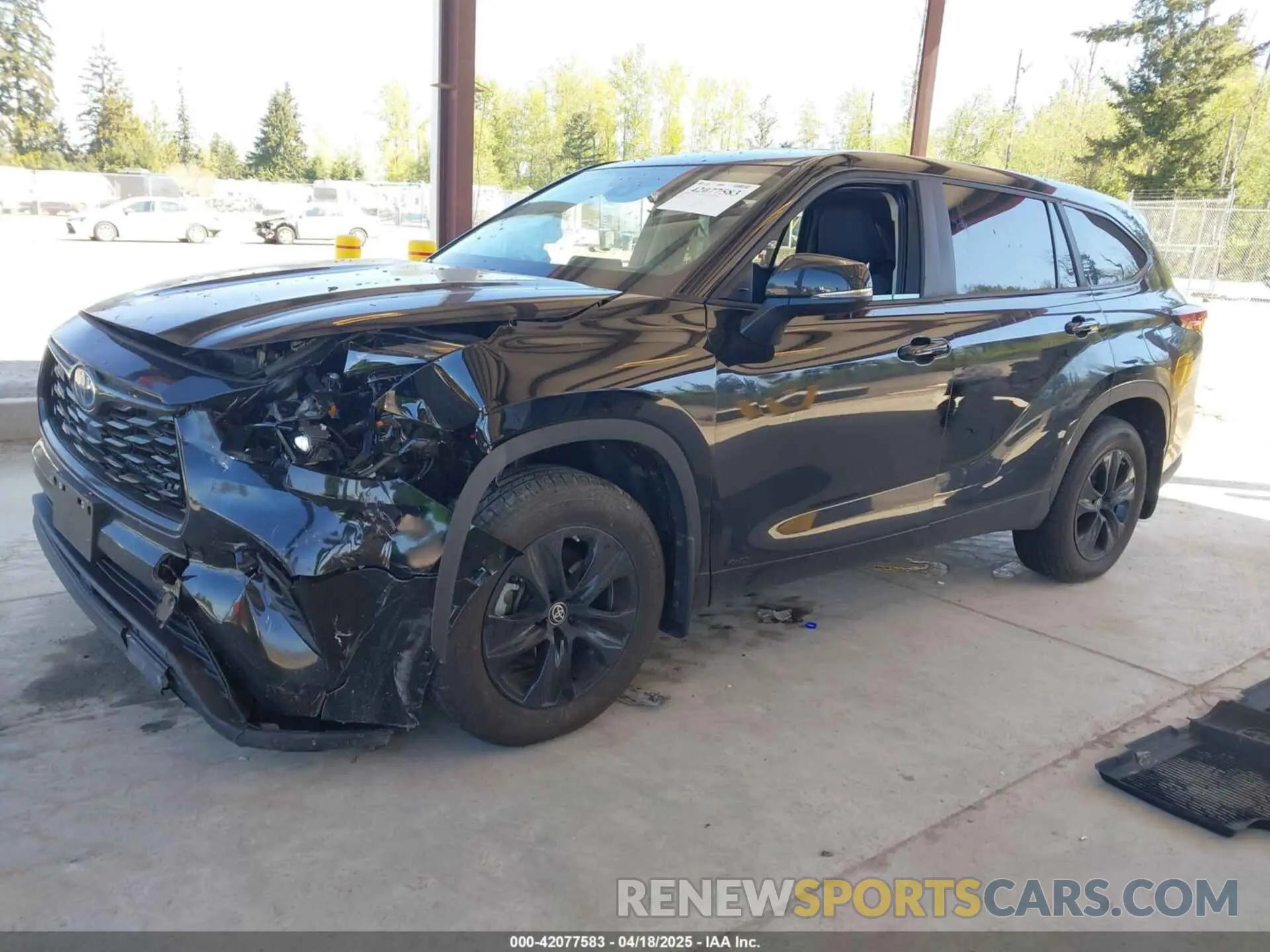 2 Photograph of a damaged car 5TDKBRCH8RS139375 TOYOTA HIGHLANDER HYBRID 2024