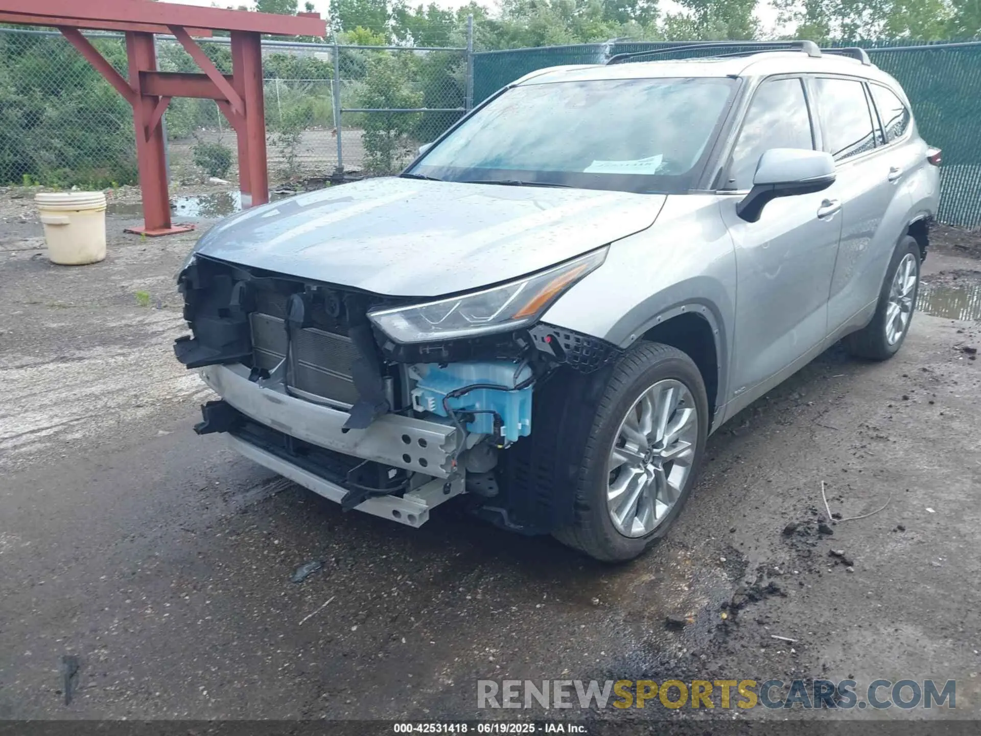 6 Photograph of a damaged car 5TDXBRCH2RS603069 TOYOTA HIGHLANDER HYBRID 2024