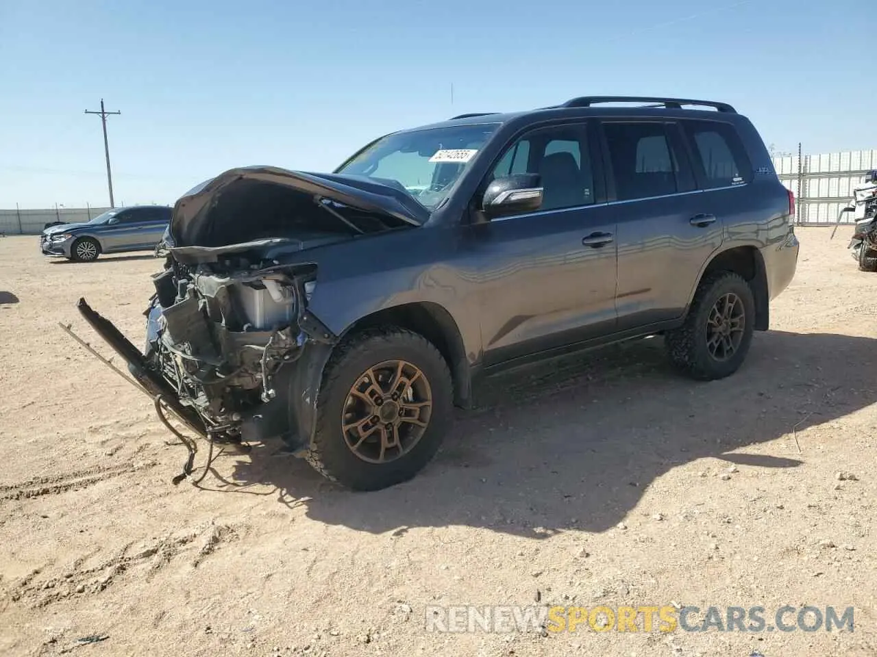 1 Photograph of a damaged car JTMCY7AJ2M4098131 TOYOTA LAND CRUIS 2021