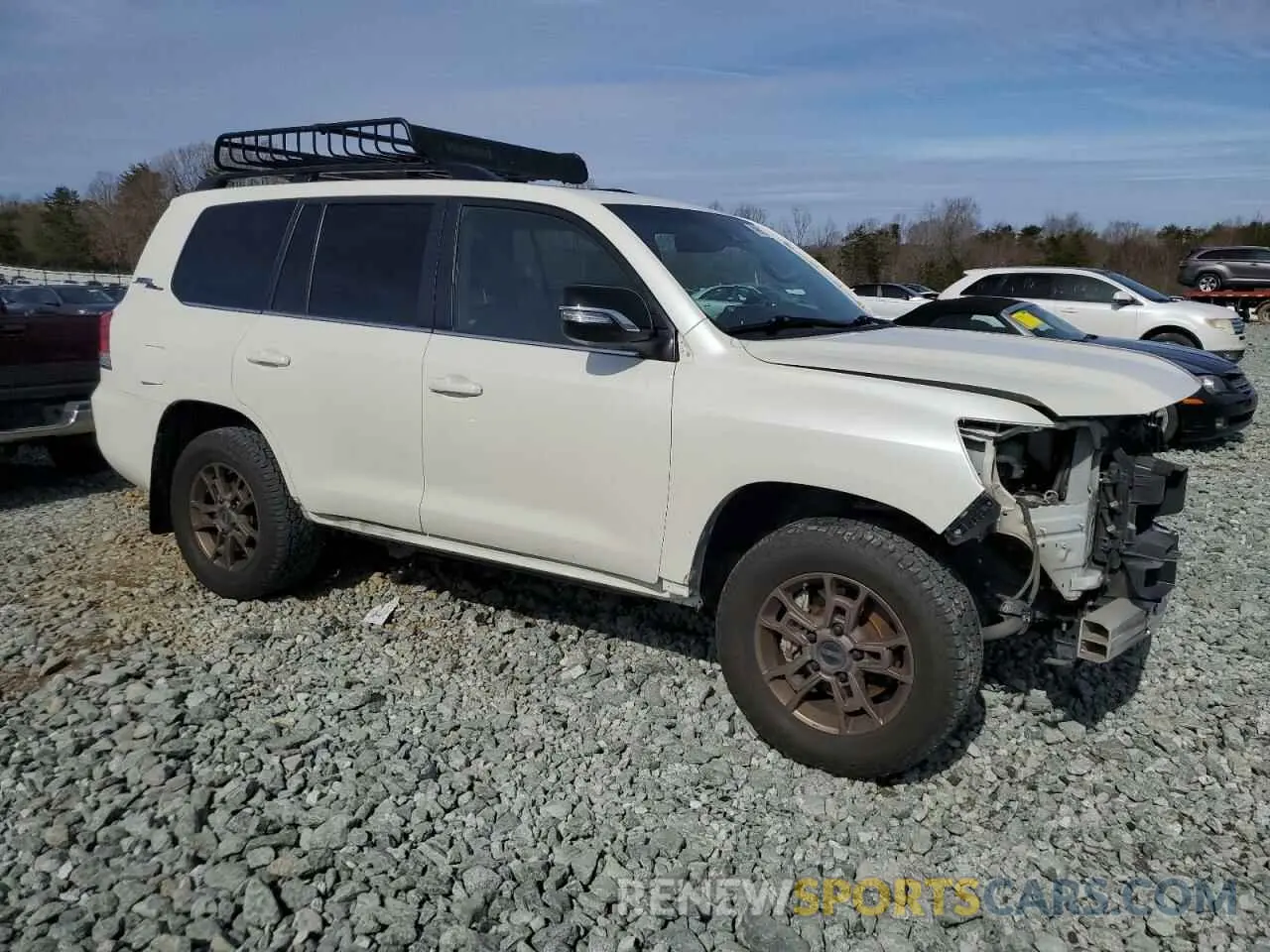 4 Photograph of a damaged car JTMCY7AJ8M4103929 TOYOTA LAND CRUIS 2021