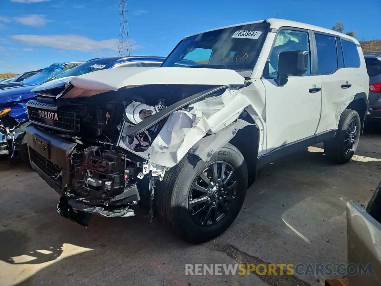 1 Photograph of a damaged car JTEABFAJ0RK005303 TOYOTA LAND CRUIS 2024