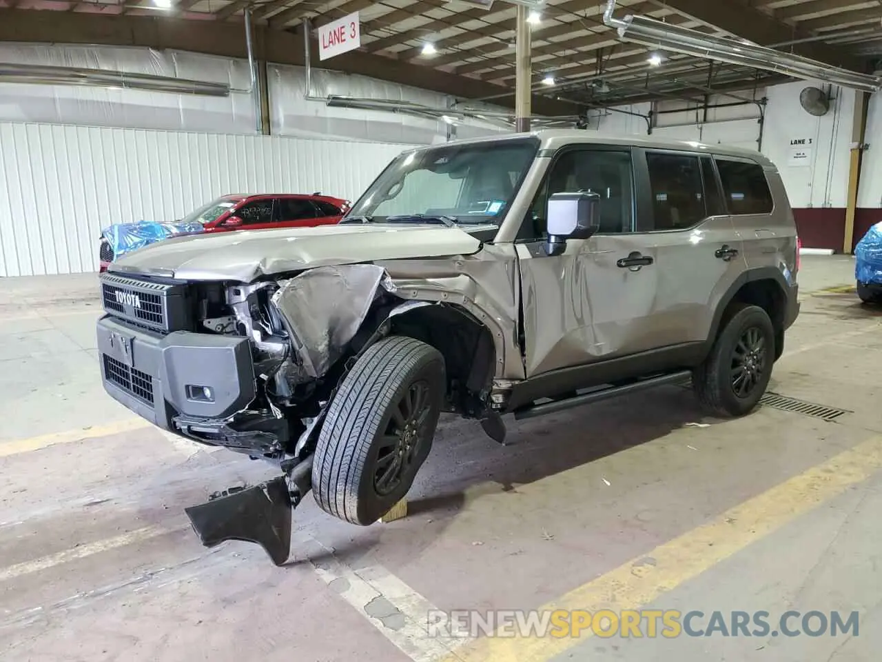 1 Photograph of a damaged car JTEABFAJ7RK016959 TOYOTA LAND CRUIS 2024