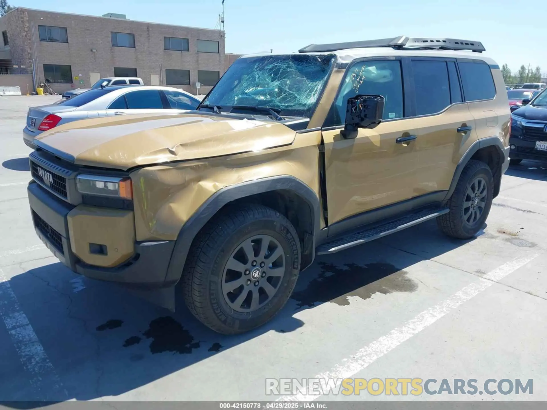 2 Photograph of a damaged car JTEABFAJ7SK035212 TOYOTA LAND CRUISER 2025