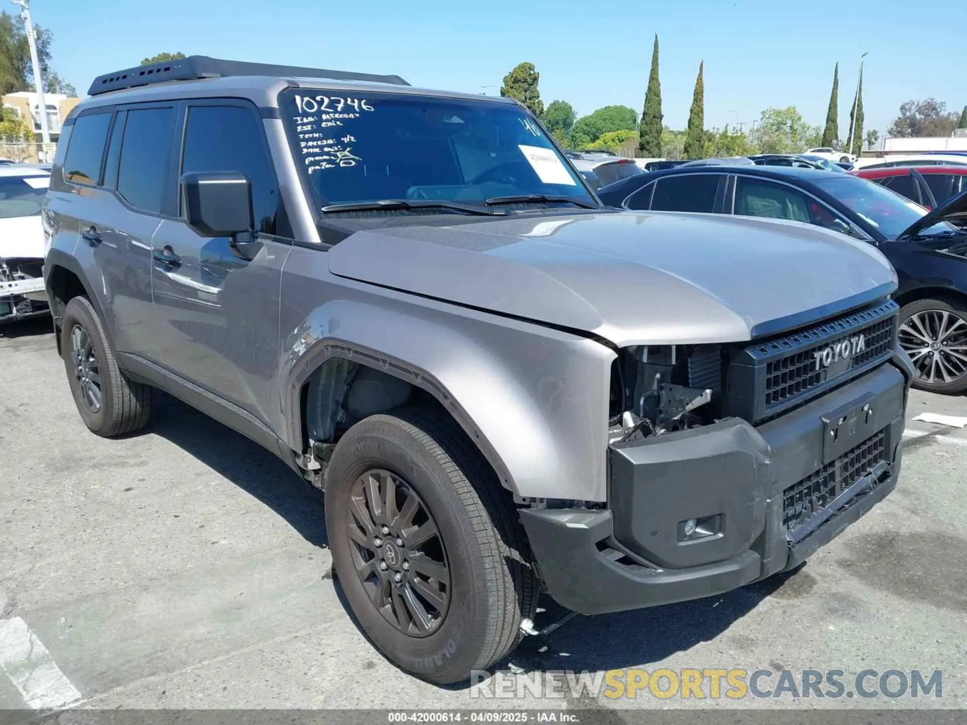 1 Photograph of a damaged car JTEABFAJ9SK033509 TOYOTA LAND CRUISER 2025