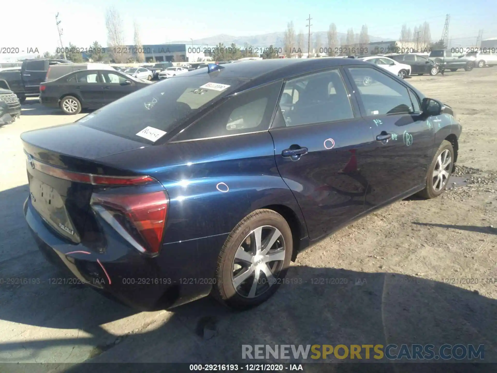 4 Photograph of a damaged car JTDBVRBD0KA005775 TOYOTA MIRAI 2019