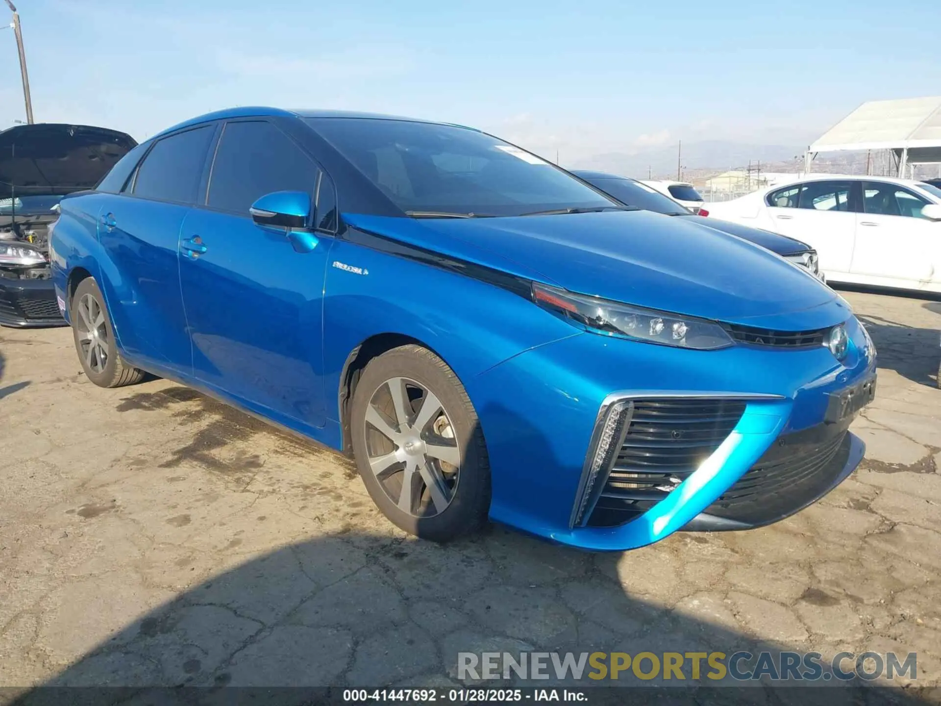 1 Photograph of a damaged car JTDBVRBD0KA005792 TOYOTA MIRAI 2019