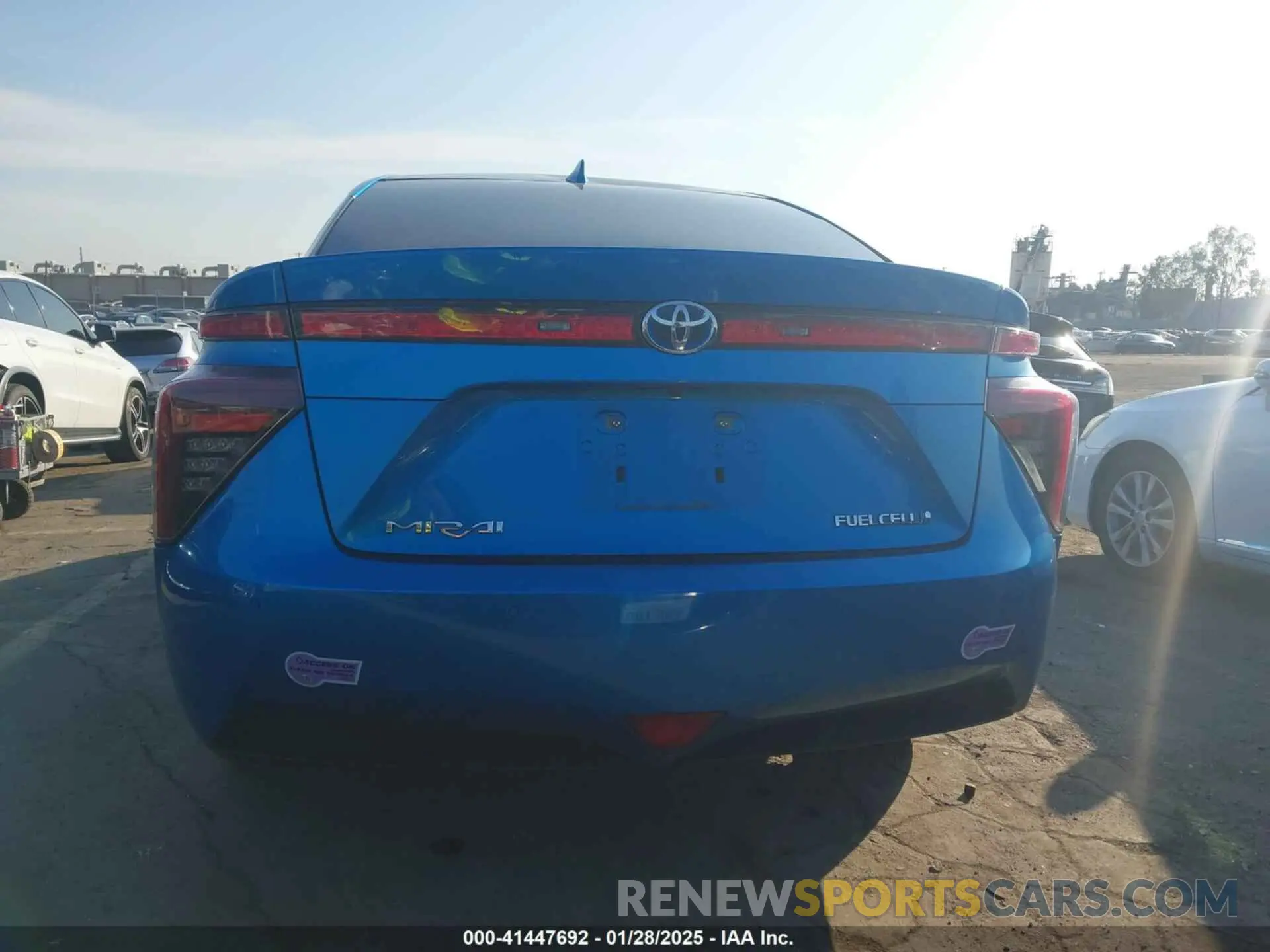 16 Photograph of a damaged car JTDBVRBD0KA005792 TOYOTA MIRAI 2019