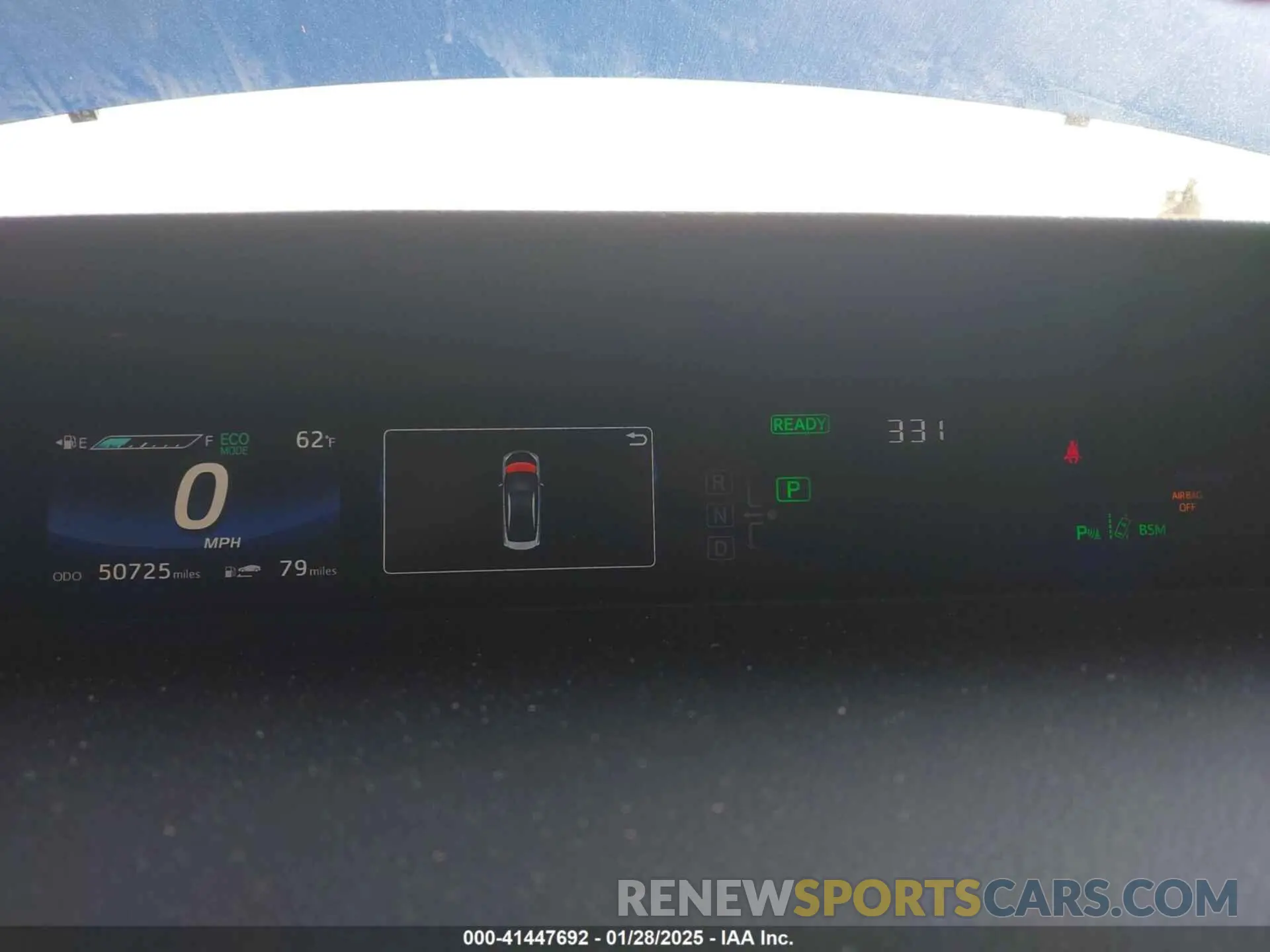 7 Photograph of a damaged car JTDBVRBD0KA005792 TOYOTA MIRAI 2019