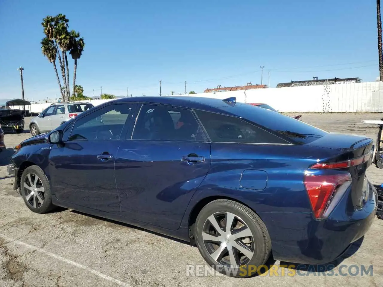 2 Photograph of a damaged car JTDBVRBD0KA005842 TOYOTA MIRAI 2019