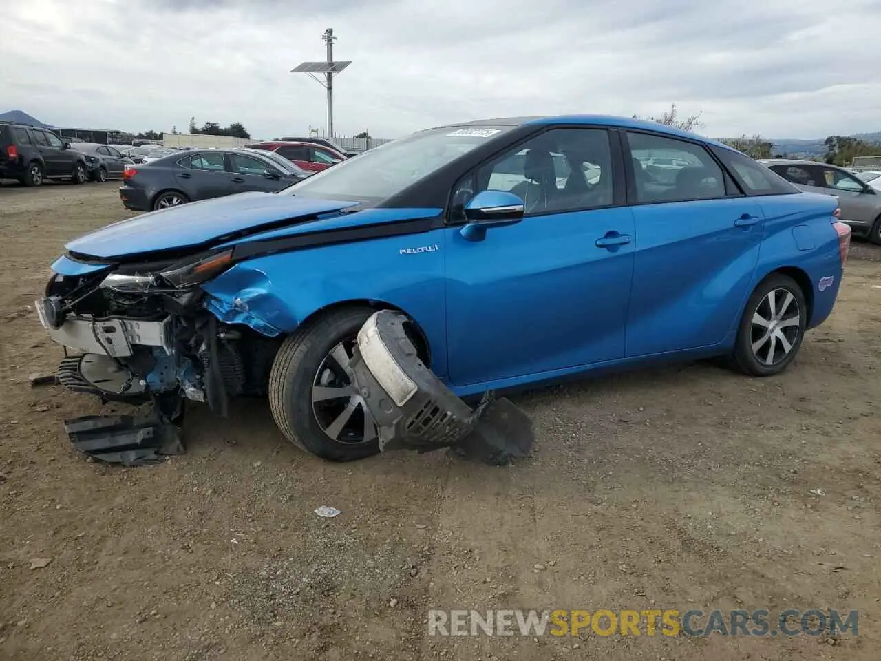 1 Photograph of a damaged car JTDBVRBD0KA005923 TOYOTA MIRAI 2019
