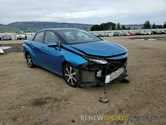 11 Photograph of a damaged car JTDBVRBD0KA005923 TOYOTA MIRAI 2019