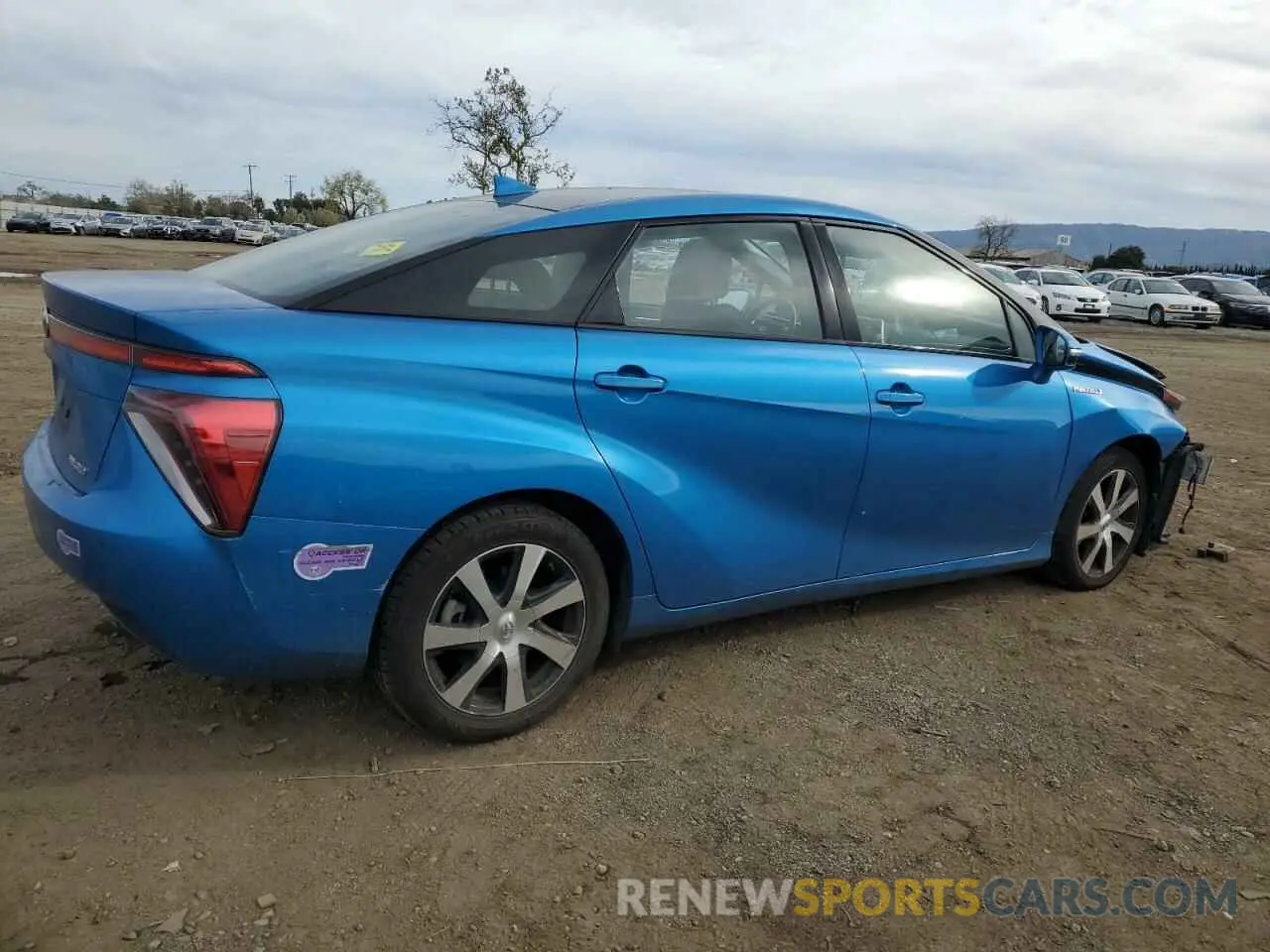 3 Photograph of a damaged car JTDBVRBD0KA005923 TOYOTA MIRAI 2019