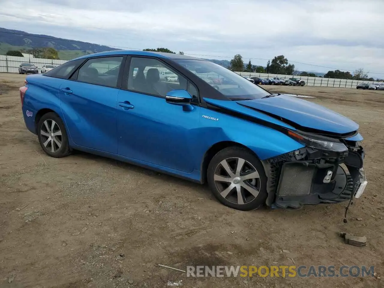 4 Photograph of a damaged car JTDBVRBD0KA005923 TOYOTA MIRAI 2019
